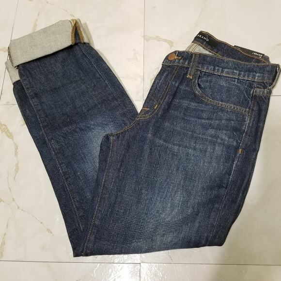 J Brand Logan Cuffed Jeans Hung Up NWT - Picture 3 of 8